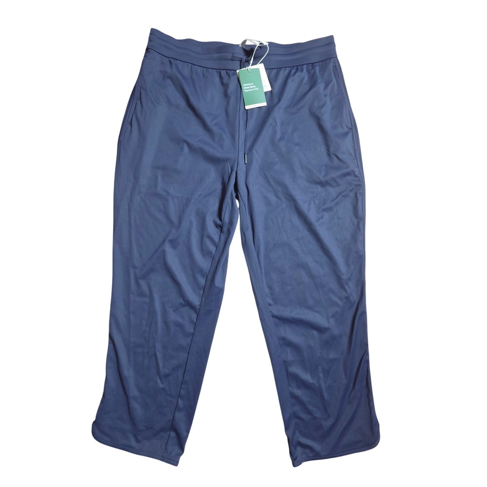 Halara Mid Rise Drawstring Curved Hem Quick Dry Golf Tapered Pants XL Yoga NWT